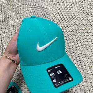 Nike golf dri fit turquoisewhite cap